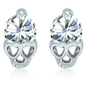 Crystal Skull Earrings